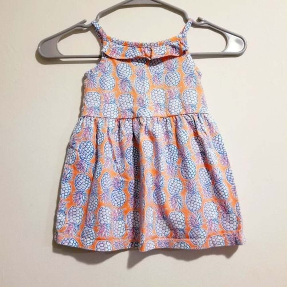 Carter's Baby Girls Dress Toddler Size 2T/2A Purple/Orange. EUC.